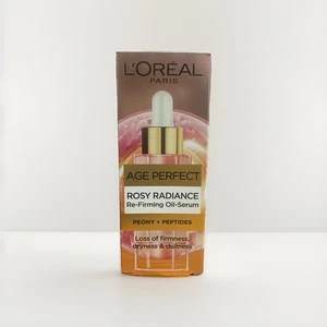 Loreal Paris Age Perfect Rosy Radiance Re-Firming Oil Serum Peony +Peptides 30ml - Picture 1 of 6