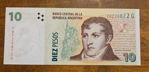 Argentina PK #348 ND(1998-2003) 10 Pesos Uncirculated Banknote - Picture 1 of 2