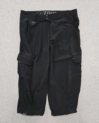 Men's Zoic Reign Knicker Pants Black DuraFlex Fabric Size XL Cycling  - Image 1 of 4