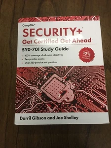 Security+ SY0-701 Study Guide Darril Gibson Joe Shelley Get Certified Ahead - Imagen 1 de 3