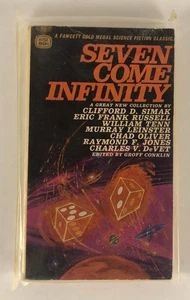 Seven Come Infinity Edited by Groff Conklin 1966 Fawcett Paperback - Foto 1 di 3