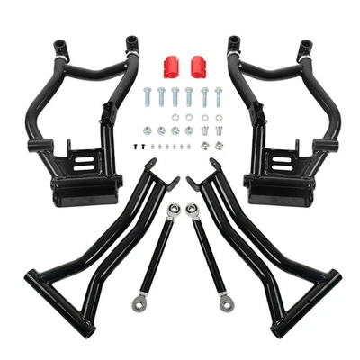 Brazos en A traseros negros de alto espacio libre para Polaris RZR 800 S/RZR 800 4 2009-2014 Foto 1 de 4