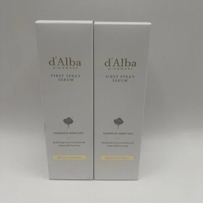 d'Alba Piemont erstes Spray x 2 Serum weißer Trüffel Italien 3,38 Oz. - Bild 1 von 4