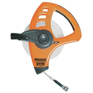 KESON FLT50MM Long Tape Measure,1/2Inx50m,Orange/Black 4MHH2 - Picture 1 of 1