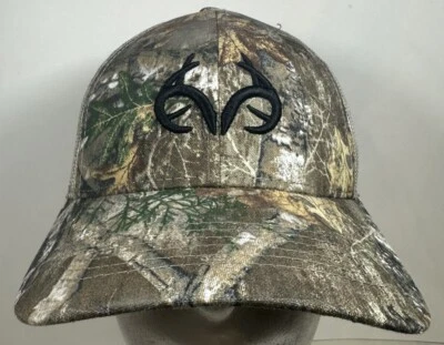 Realtree Camo Hat Trucker Hunting Cap Camouflage Outdoor Deer Trail - Image 1 of 4
