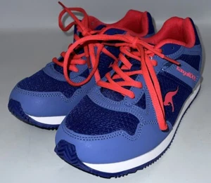 KangaROOS Pocketpass Jogger Shoes Blue/Purple & Hot Pink 164369 Womens 4.5 - Picture 1 of 11
