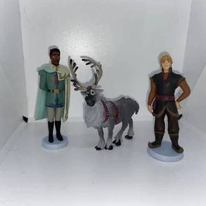 Disney Frozen Action Figuren Tortenaufleger Kristoff, Sven, Lieutenant Mattias 4" - Bild 1 von 7