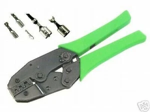 Ratcheting Crimping Plier Open Uninsulated Terminal - Picture 1 of 1