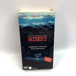 Misery by Stephen King VHS Movie Video Tape Horror 1990 - Picture 1 of 9