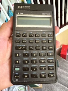 VTG Hewlett Packard HP 27S Scientific Calculator - tested working - See Video! - Bild 1 von 5