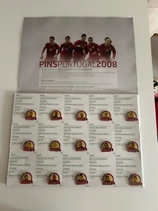 Cristiano Ronaldo Pepe Quaresma etc 2008 Anstecknadeln x15 komplett Colectiva - Bild 1 von 19