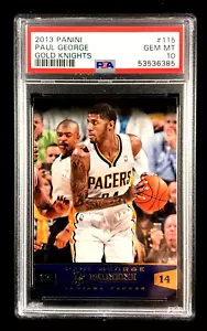 PSA 10 POP 1 (None Higher) Paul George 2013-14 Panini GOLD KNIGHTS SSP #115 - Picture 1 of 2