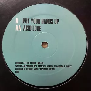 Scam PUT YOUR HANDS UP / ACID LOVE 12" DJ Vinyl Breaks Breakbeat Deepcut Krafty - Picture 1 of 2