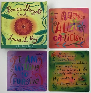 Kraftgedankenkarten 64 Affirmationskarten für innere Stärke von Louise L Hay - Bild 1 von 5