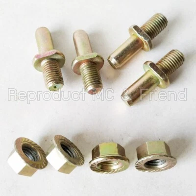 Pernos de fijación de piñón accionado + tuercas de brida para Honda XL100 XL100S XL125 XL175 Foto 1 de 4