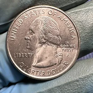 2001 P Kentucky State Quarter Improperly Annealed Beautiful Two Shades! Error - Picture 1 of 11