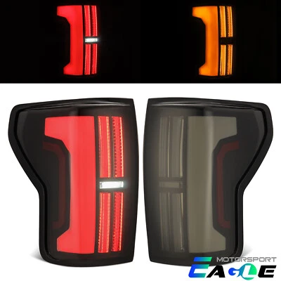 Luces traseras LED prismáticas alfa negras para Toyota Tundra serie NOVA 2007-2013 Foto 1 de 4