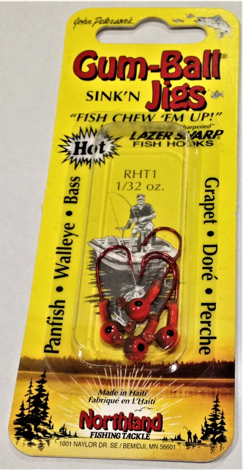 Northland Fishing-John Peterson's-Gum-Ball Sink'n Jigs - Surtido (Descontinuado) Foto 1 de 1