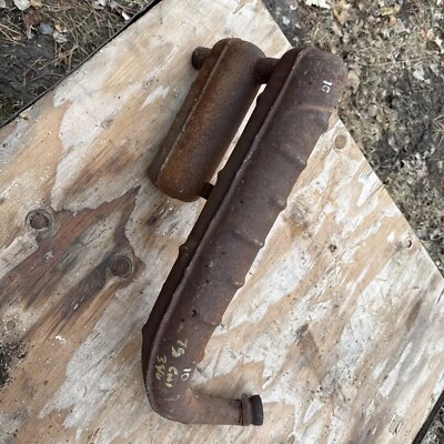 1975 1976  Polaris Colt 340 Vintage  Snowmobile Exhaust Muffler Pipe Good 10 Foto 1 de 4