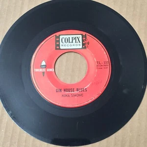 Nina Simone Gin House Blues Work Song VG+ COLPIX 45 popcorn northern soul r&b - Picture 1 of 2