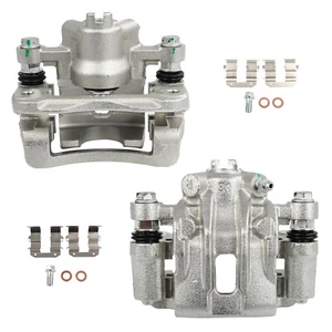 Rear Pair Brake Calipers For 2010 2011 2012 2013 Kia Forte Koup w/ Bracket - Bild 1 von 9