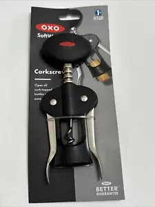 Wing Corkscrew Wine Bottle Cork Remover Stopper Puller Opener Soft Grip Handle - Picture 1 of 7
