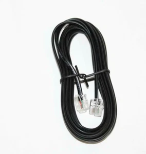 Telephone cable (2-wire) - RJ11 (M) connectors - 3m (10ft) long - Photo 1 sur 1