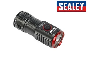 Sealey Super Beam 2500 Lumen Pocket Light Torch 24w Rechargeable Aluminium EDC - Picture 1 of 5