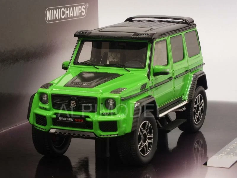Brabus 500 4x4 Mercedes G500 2016 Green 1:43 MINICHAMPS 437032461 - Immagine 1 di 1