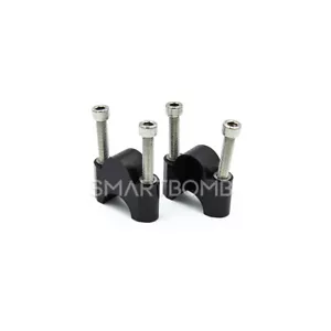 KIT RIALZA MANUBRIO RISER BMW RNINET 2014-2019 F800GS ADVENTURE 30MM BLACK - Imagen 1 de 5