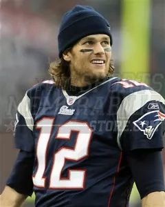 Tom Brady New England Patriots Long Hair 8x10 11x14 16x20 1538 - Picture 1 of 1