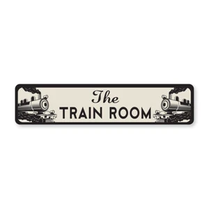 The Train Room Metal Sign - Picture 1 of 4