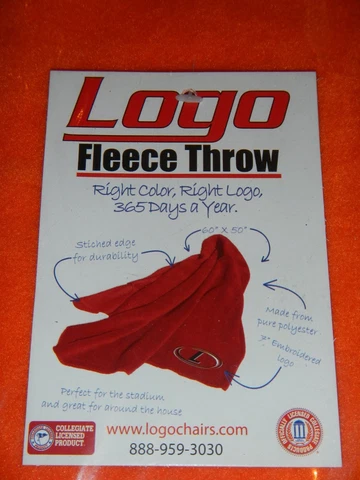 New Illinois Fighting Illini Classic Fleece Throw Logo Cover