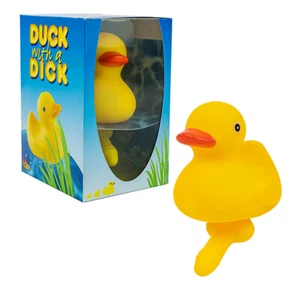 Duck With A Dick Rubber Ducky Rude Bath Time Valentines Day Bachelorette Gifts - Picture 1 of 7