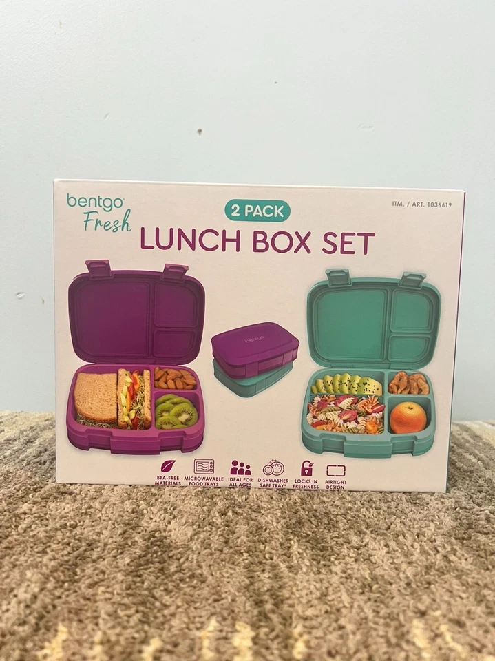 Contenedores de lonchera Bentgo Fresh, paquete de 2 Foto 1 de 1