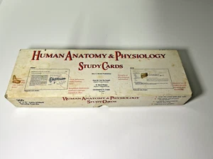 MENSCHLICHE ANATOMIE & PHYSIOLOGIE STUDIENKARTEN 300 KARTEN SEHR GUTER ZUSTAND - GEBRAUCHT - Bild 1 von 7