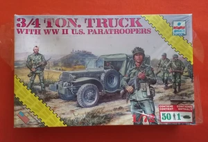 1/72 Esci 8609, 3/4 TON TRUCK with WW II U.S.Paratroopers - Picture 1 of 2