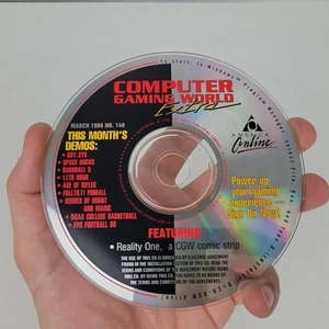 Computer Gaming World Demo Disc March 1996 No 140 PC CD-ROM - Picture 1 of 2