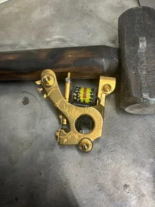 Destroy Troy, Tattoo Machine,Gold Plated Shader - Picture 1 of 4