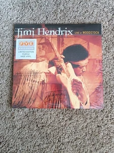 JIMI HENDRIX-LIVE AT WOODSTOCK-LTD. 3 RECORD SET ON PURPLE WAX-FYE EXCLUSIVE - Picture 1 of 2