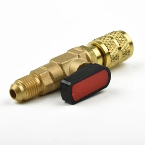 Straight Ball Valves 1PC Adapter Brass HVAC A/C SHUT-OFF New Practical - Picture 1 of 12