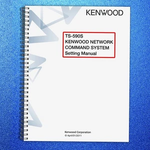 KENWOOD TS590 NETWORK COMMAND SETTING MANUAL - WIRE BINDER & TOUGH JACKET - Imagen 1 de 9