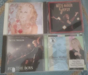 Lot of 4 Bette Midler CDs Sings Clooney * Bette of Roses 🌹 GYPSY * For The Boys - Picture 1 of 2