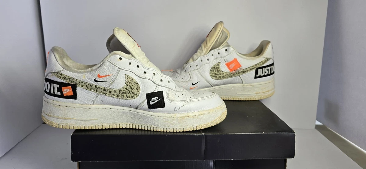 靴 27cm NIKE AIR FORCE 1 07 PRM JUST DO IT Nike Air Force 1 Premium Just Do It Collection 'White & Total
