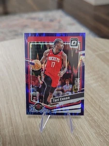 Tari Eason 2023-24 Donruss Optic Purple Shock #123 Houston Rockets - Picture 1 of 2