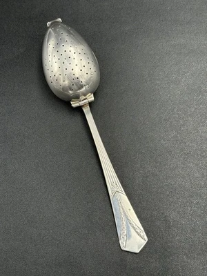 WMF – Cuillère / infuseur à thé en métal argenté début XXe - Photo 1/4
