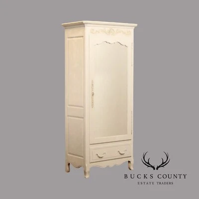 Ethan Allen French Country Style 'Legacy' Painted Wardrobe - Image 1 of 4