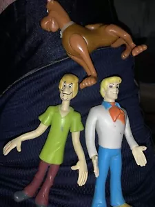 Vintage 1999 Shaggy, Scooby-Doo & Fred (3) Toy Figure Doll from Scooby-Doo - Picture 1 of 3