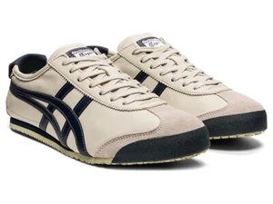 Onitsuka Tiger MEXICO 66 Sneakers Unisex 1183C102 BIRCH x PEACOAT - Picture 1 of 8