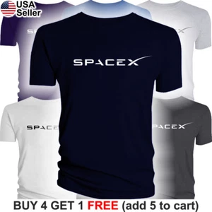 T-shirt SpaceX Space X Exploration Aerospace NASA Elon Musk uomo - Foto 1 di 20